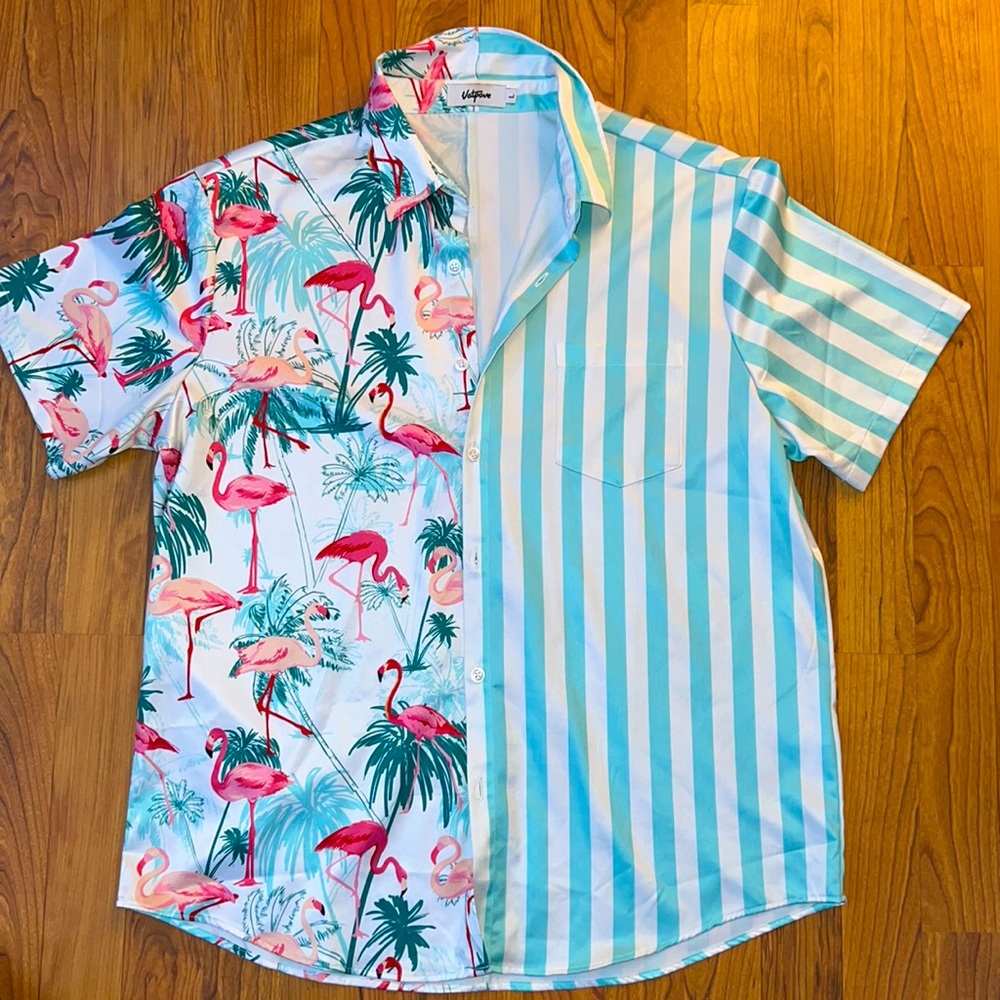Great condition Fun flamingo with Line design